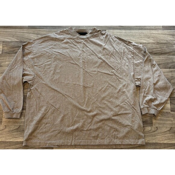 Fear of God Other - Fear of God Essentials Mens XXL Oatmeal Heather Long Sleeve Shirt FOG Cotton